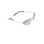 Malibu Round Sunglasses in Silver - Image 7